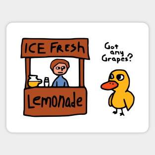 Ice Fresh Lemonade Got Any Grapes Magnet